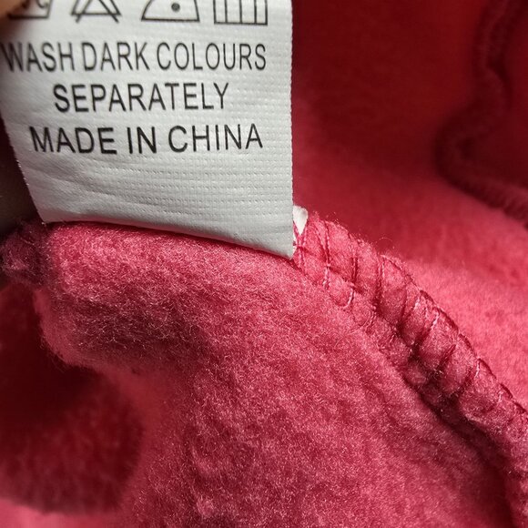 Hot Pink Womens Quarter-Zip Pullover Sweatshirt Size 8XL Polyester/Spandex Blend - Picture 5 of 7